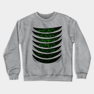Binary Code Inside Crewneck Sweatshirt